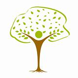 vector tree icon