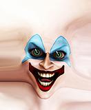 Evil Skin Face Clown
