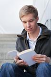 Young guy with book