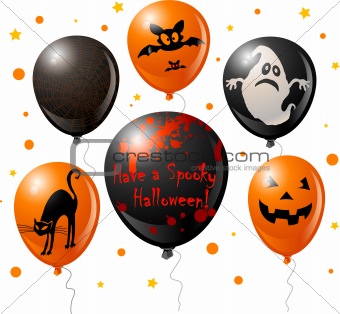 Halloween balloon set