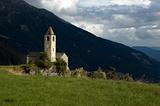 Church in the mountain, San Vigilio di Marebbe