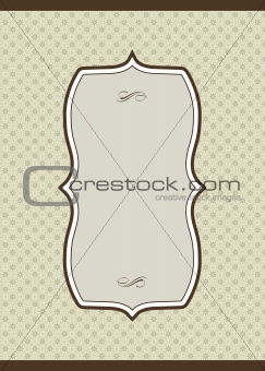 Vector Daisy Pattern and Frame