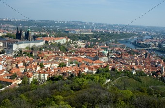 Prague Castel top view