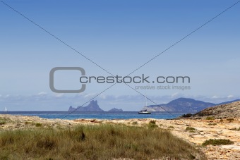 Illetas Formentera sea ibiza horizon Balearic