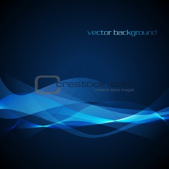 vector blue wave