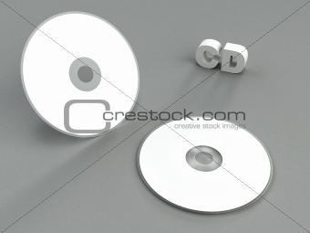 Bright CD design presentation template