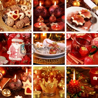 Merry Christmas collage