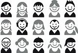 people vector icons
