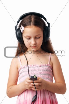 Girl with Headphones.
