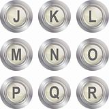 Alphabet Button - J-R