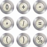 Mathematics buttons