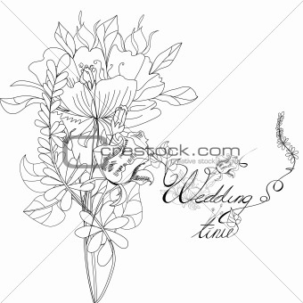 Template for wedding card