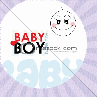 vector baby template