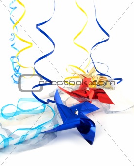 Pinwheel and ribbon