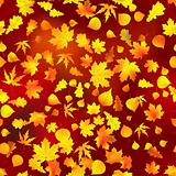 Seamless autumnal background