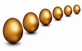 Golden egg representing financial security