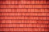 Red shingles on a barn