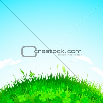 background with grass