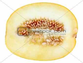 Single cross ripe yellow melon