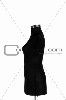 Clothing mannequin isolated on the white