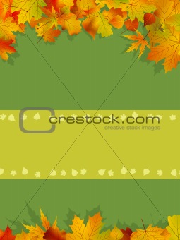 Decorative autumn background