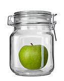 glass jar kitchen dish green apple fruit conservation ecology