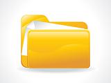 abstract glosy folder icon