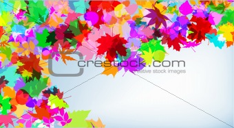 Autumn colorful background