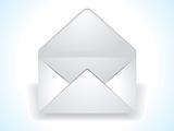 abstract glossy mail icon