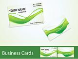 abstract business cards template