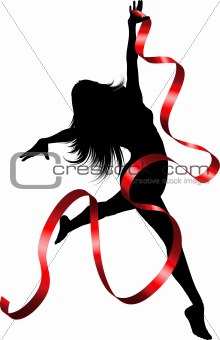Ribbon dancer