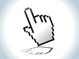 abstract hand icon