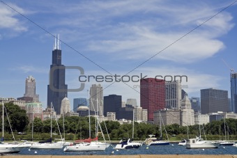 Chicago seen from Lake Michigan
