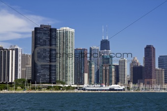 Chicago seen from the lake