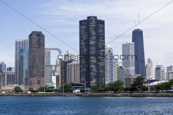Chicago seen from Lake Michigan