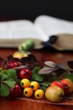 Autumn arrangement and the Bible