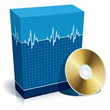 Box with medical software