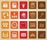 business and office icons set