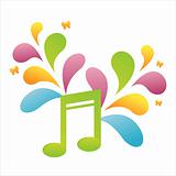 musical note background