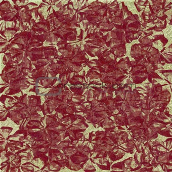 Floral red print background 
