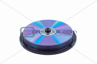 CD isolated on white background.