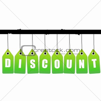 vector discount tag