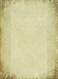 Brown antique embossed column print on background 