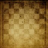 Vintage chess-board background.
