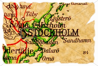 Stockholm, Sweden old map
