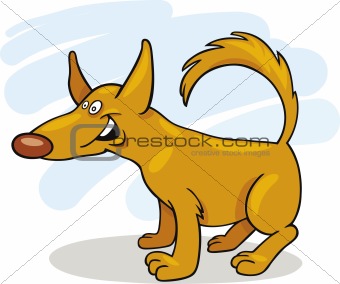 Funny Yellow Dog