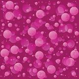 Background with pink bubbles