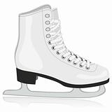isolated ice skates