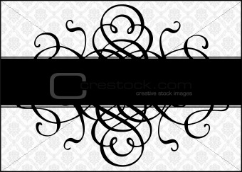 Vector Ornament Frame and Pattern