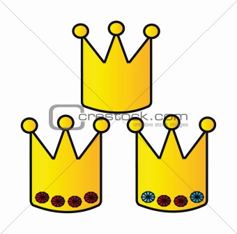 cartoon crowns